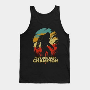 Bigfoot Hide And Seek Champion Tank Top